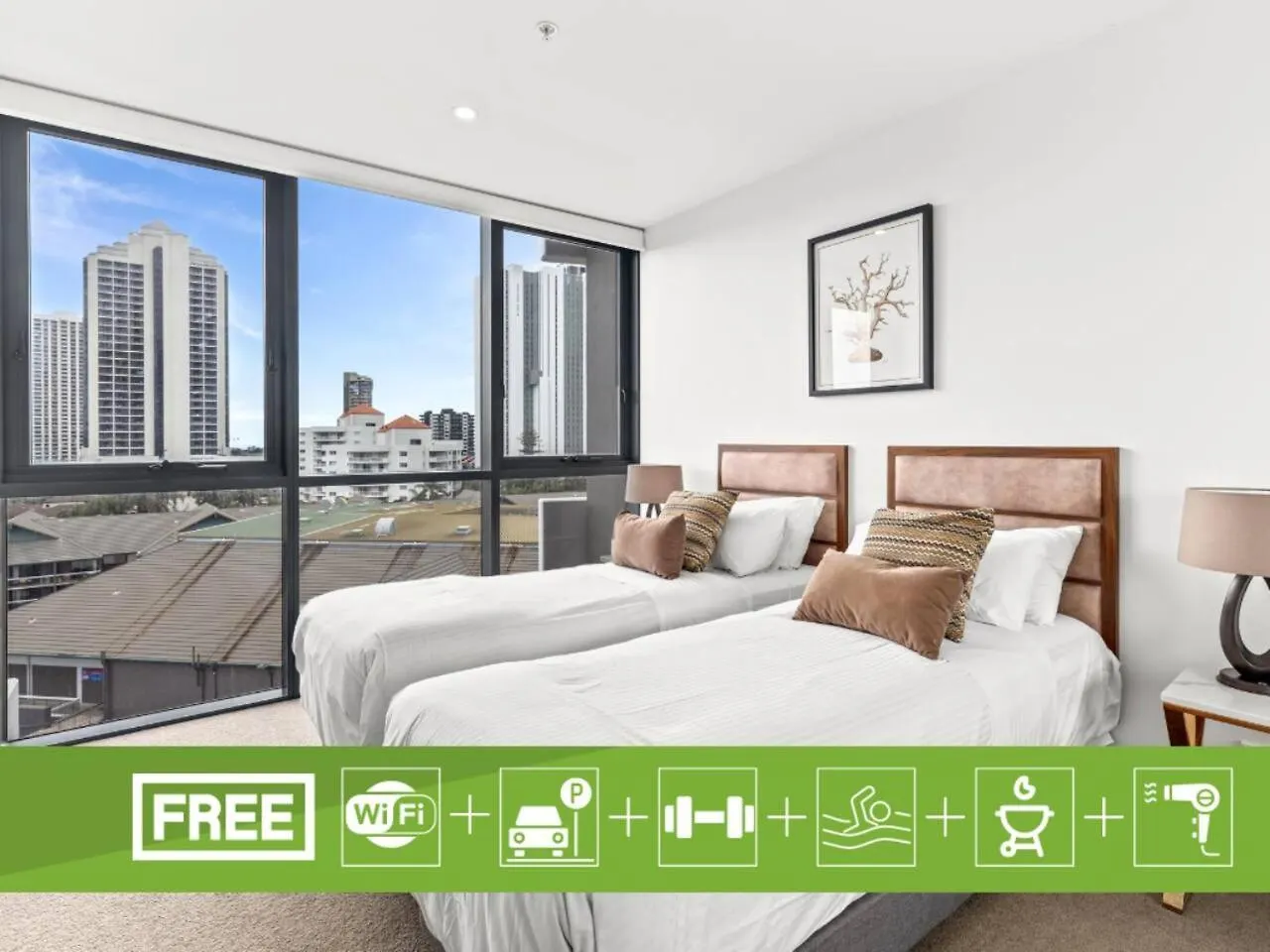 Spacious 2 Bedroom Apartment In Paradise 黄金海岸